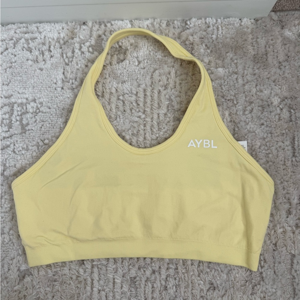 AYBL Light Yellow Sports Bra